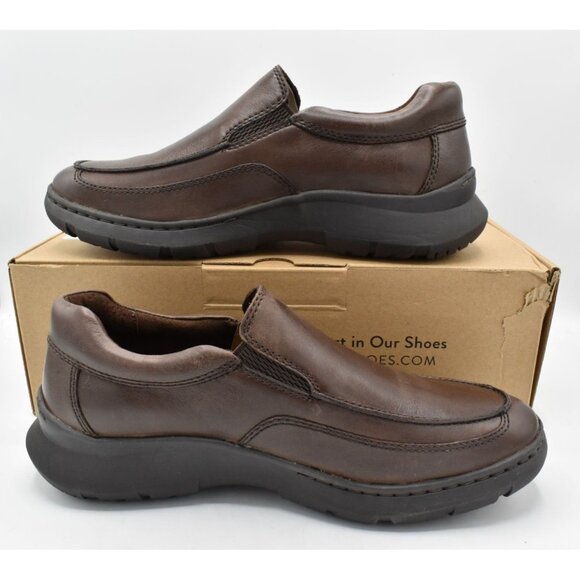 Born Mens Size 13 Cambridge Dark Brown Full Grain Leather Slip On Casual Shoes main image 8